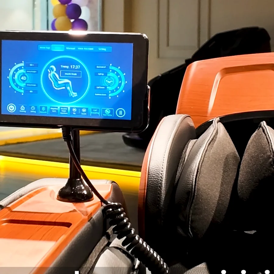 Tablet kumanda üzerinde program seçimi